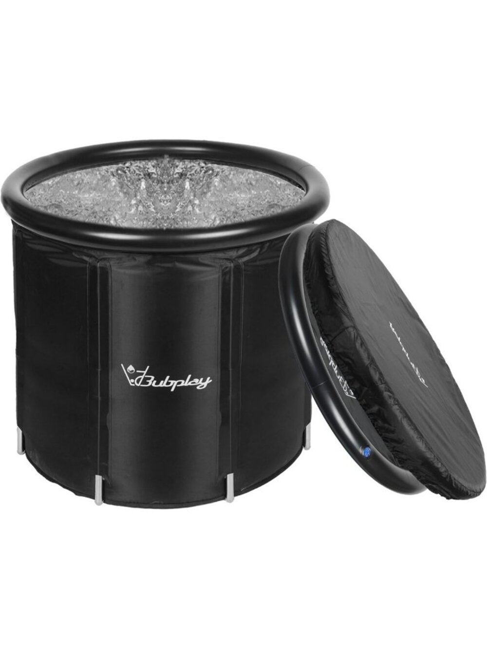 XL Cold Plunge Tub with Cover - 105 Gallons for Indoor/Outdoor Recovery